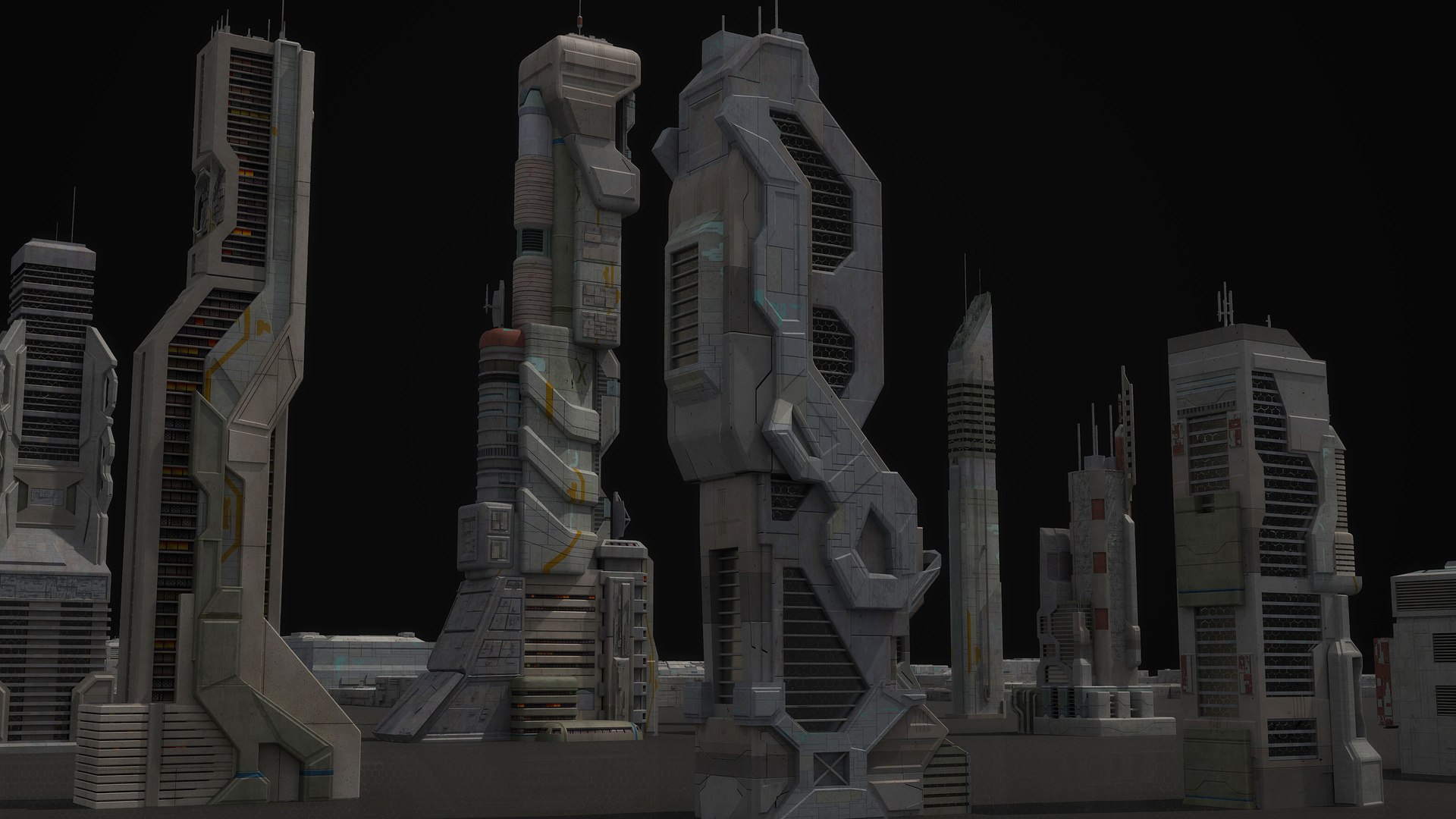 3D SciFi CITY Kit vol 1 model https://p.turbosquid.com/ts-thumb/lh/CHnyE0/Wl/scifikit01_004/jpg/1630435239/1920x1080/fit_q87/63ea46c88cf1529ff8fa1960caa0d7f37e86a311/scifikit01_004.jpg