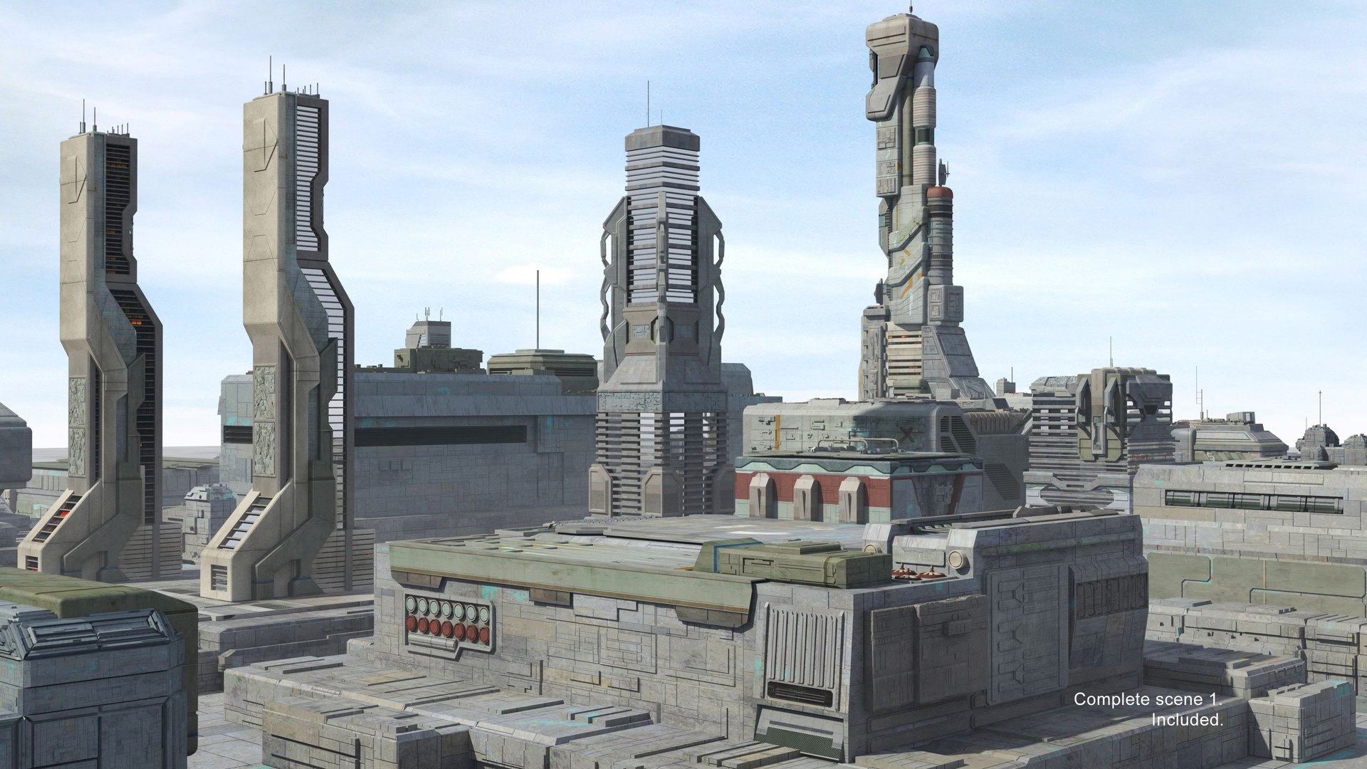 3D SciFi CITY Kit vol 1 model https://p.turbosquid.com/ts-thumb/lh/CHnyE0/n4/scifikit01_010/jpg/1630435335/1920x1080/fit_q87/9a790ef917b06682d16a79fa0069b3e47df1617f/scifikit01_010.jpg