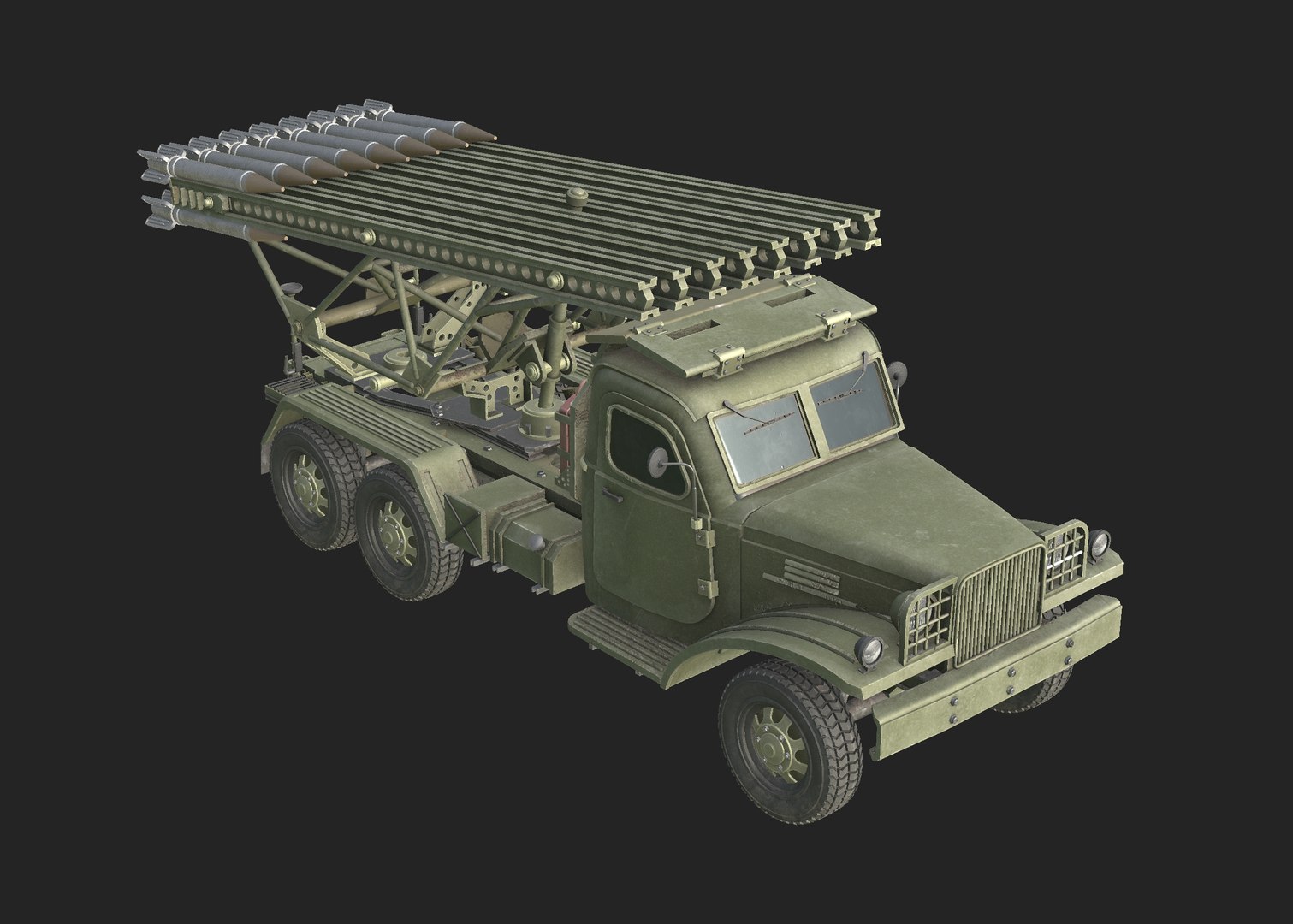 BM 13 Katyusha Rocket Launcher 3D model https://p.turbosquid.com/ts-thumb/lh/FrPJYd/KM/9/jpg/1718259906/1920x1080/fit_q87/9c60b8f2586dc6b951e8397fc45808d78d041fd4/9.jpg