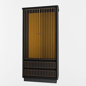 3D Cabinet Closet 2000x900x500 mm