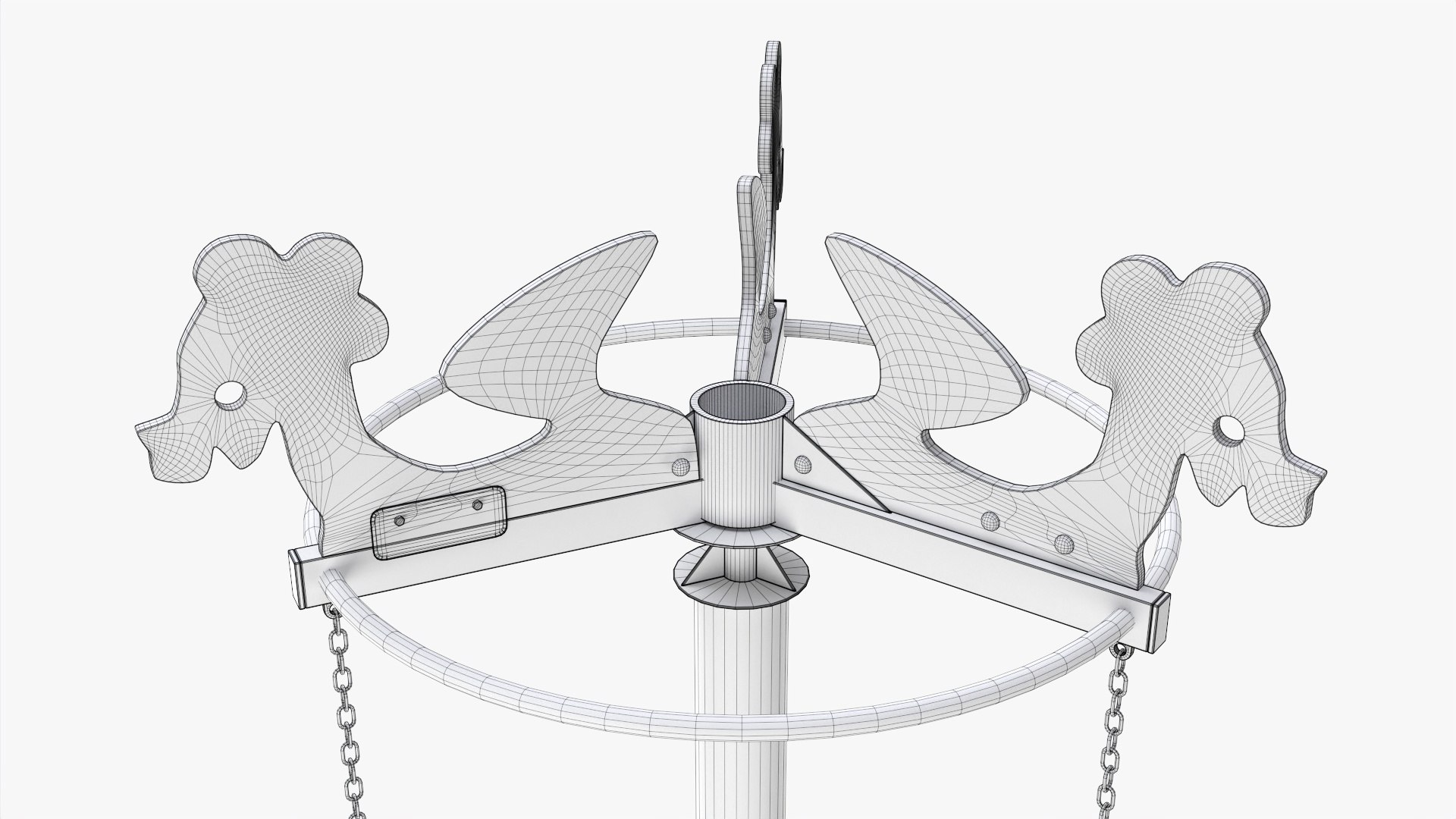 3D Pole rope swing model - TurboSquid 1877081
