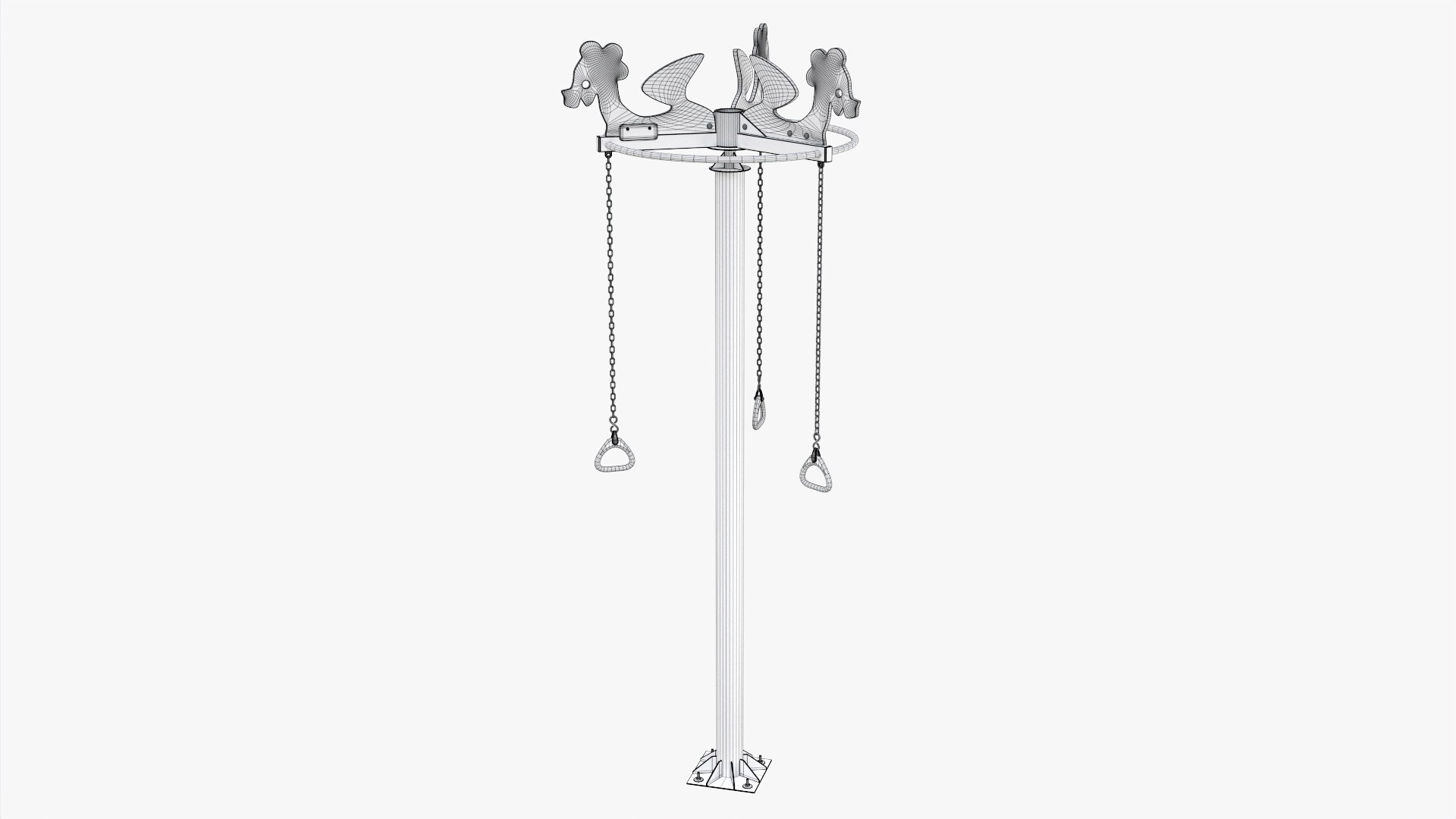 3D Pole rope swing model - TurboSquid 1877081
