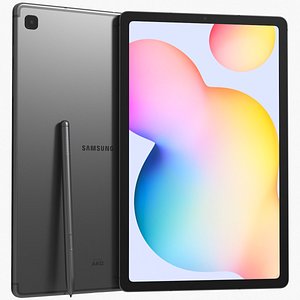 3D Samsung Galaxy Tab S6 Lite 2024 Gray model