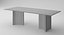 Hardware de restauración Dalton mesa de comedor rectangular