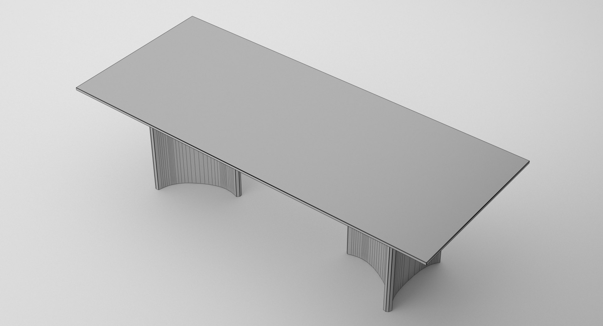 3D Restoration Hardware Dalton Rectangular Model TurboSquid 1153132