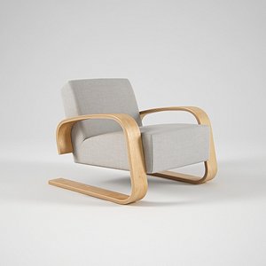 3d model of artek armchair 400