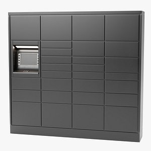 Parcel Lockers 3D model