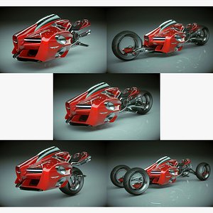 3D T Concept Bike 09 5 in 1 Collection