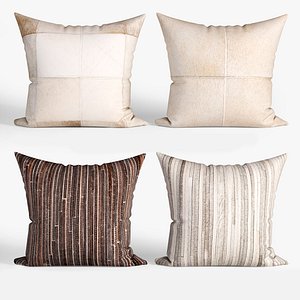 decorative pillows torino set 3D model