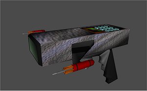 pistol toy phaser 3d model