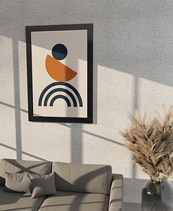 Sculpted Hemisphere Boho Art