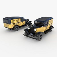 1932 Ford Model 18 panel van delivery