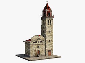 Fantasy Guard Tower 3D model