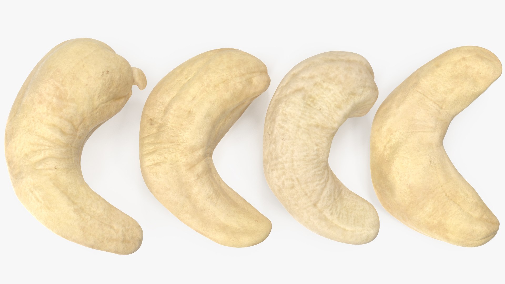 Cashews 3D https://p.turbosquid.com/ts-thumb/lh/bxVk25/ZF/angles_22/jpg/1702966660/1920x1080/fit_q87/136c17278563434d31d7069ecced1fa5df12702f/angles_22.jpg