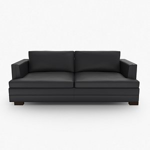 Ethan Allen Astor Leather Sofa 3D model
