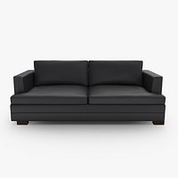 Ethan Allen Astor Leather Sofa
