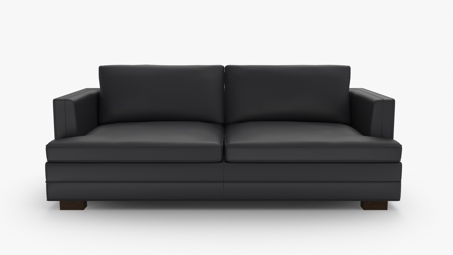 Ethan Allen Astor Leather Sofa 3D Model TurboSquid 1959472