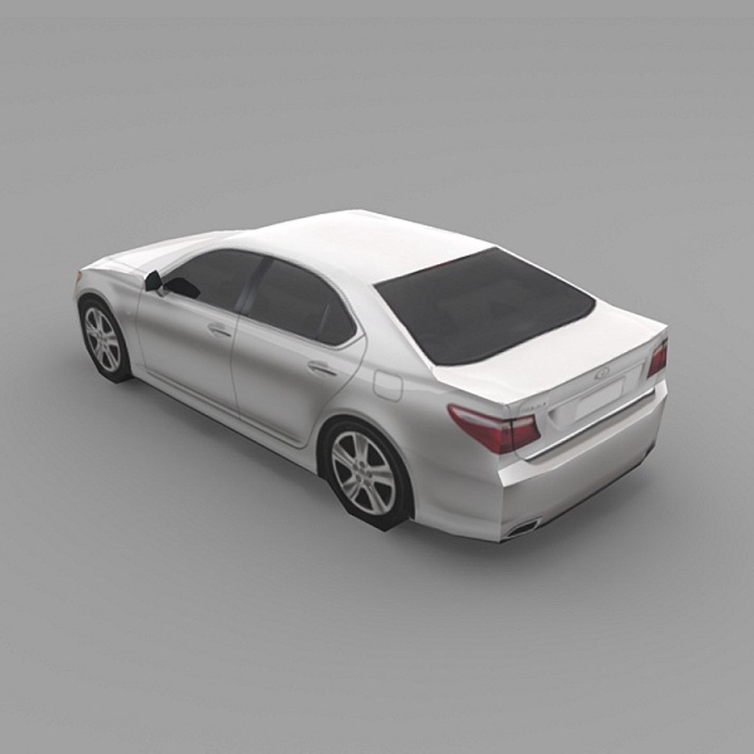 Car Lexus Ls460 3ds