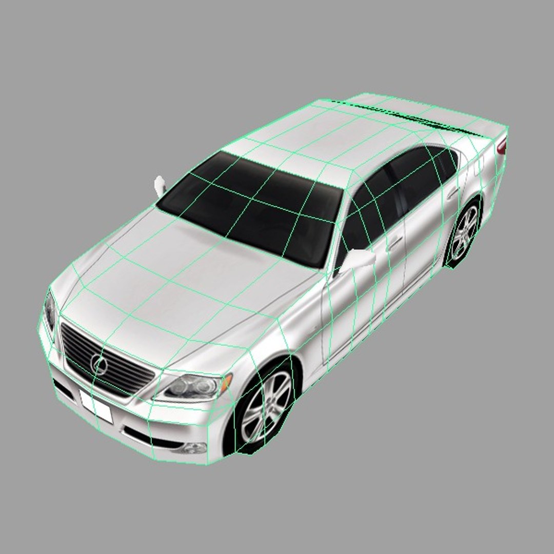 Car Lexus Ls460 3ds