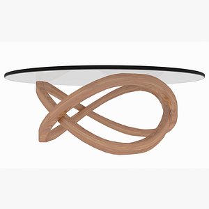 Minimalist Wooden Infinite Line Table