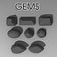 cortes de gemas