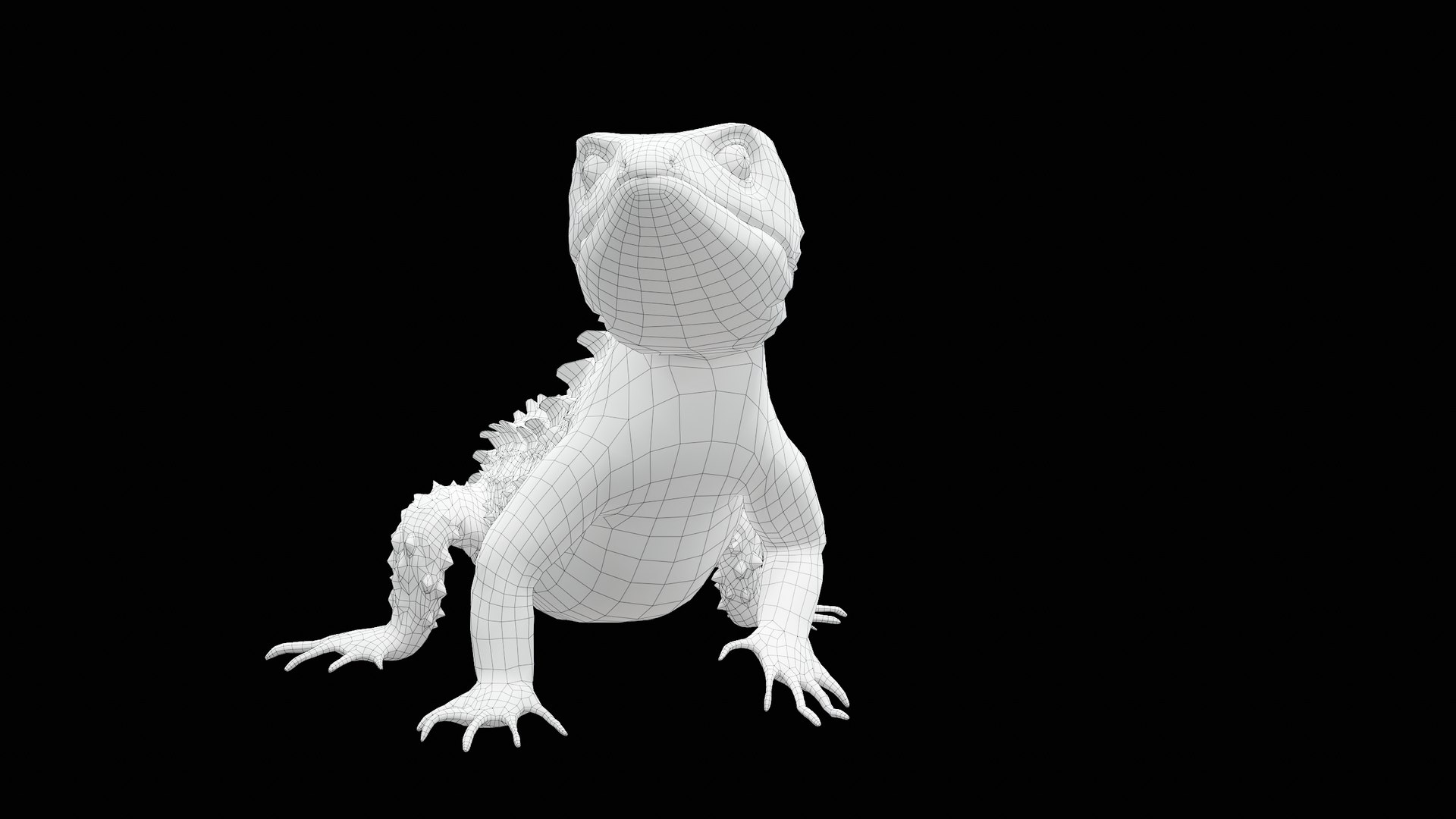 Crocodile Skink Lizard Rigged PBR Model - TurboSquid 2070041