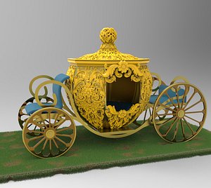 3D cinderella carriage