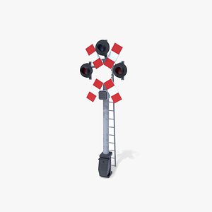 railway crossing traffic light model