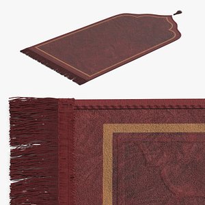 Tassel End Namaz Mat 3D model