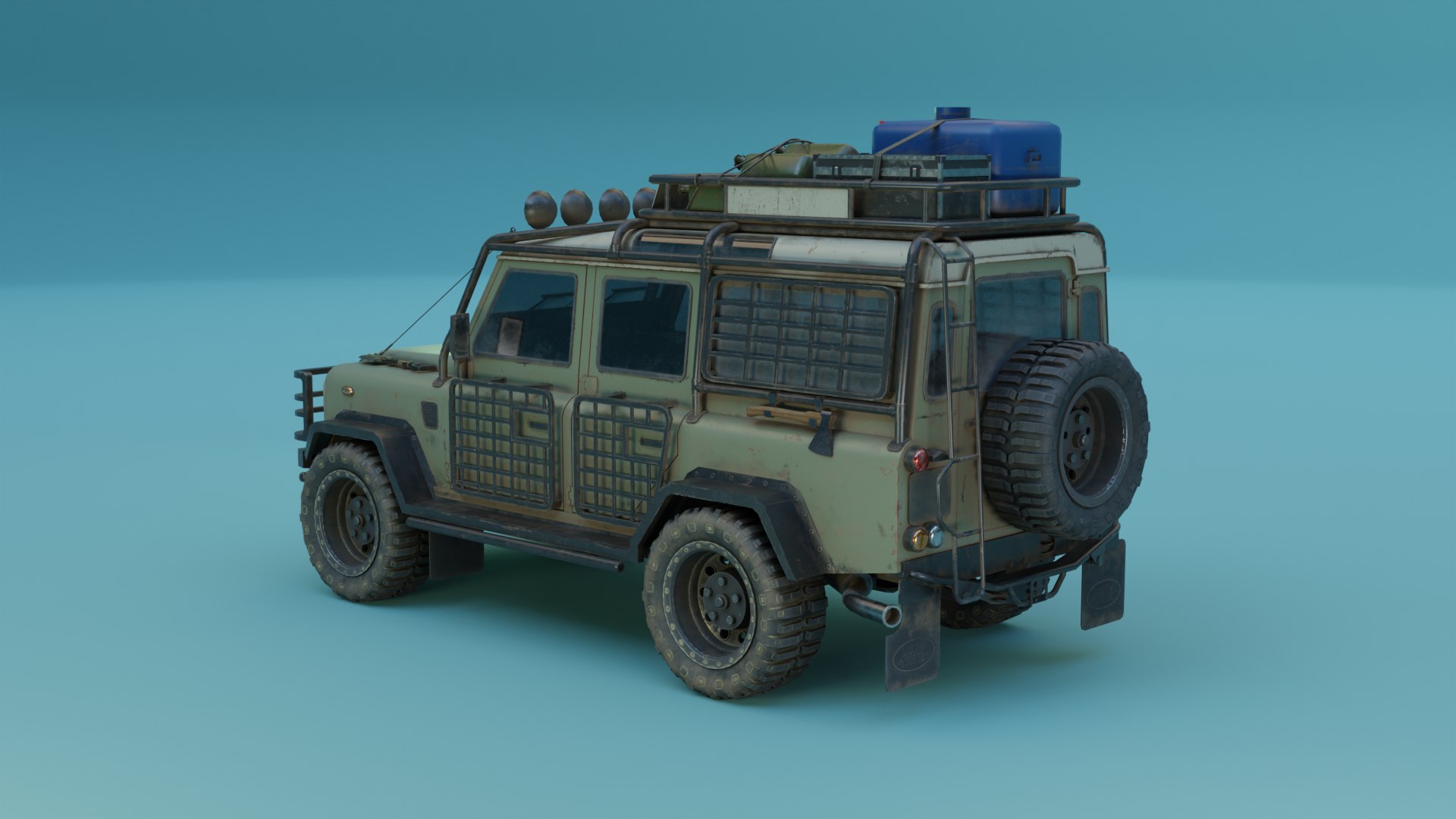 3D Land Rover Defender 110 Low Poly - TurboSquid 2082167