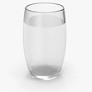 3D Glass Of Water model