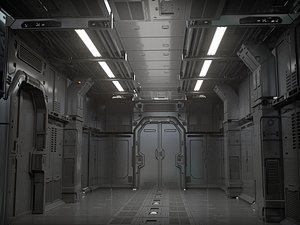 sci fi 3D model