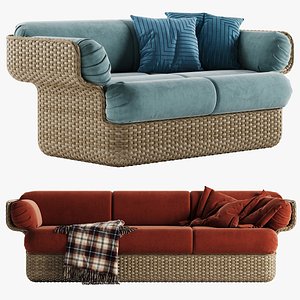 Gubi Basket sofa 3D