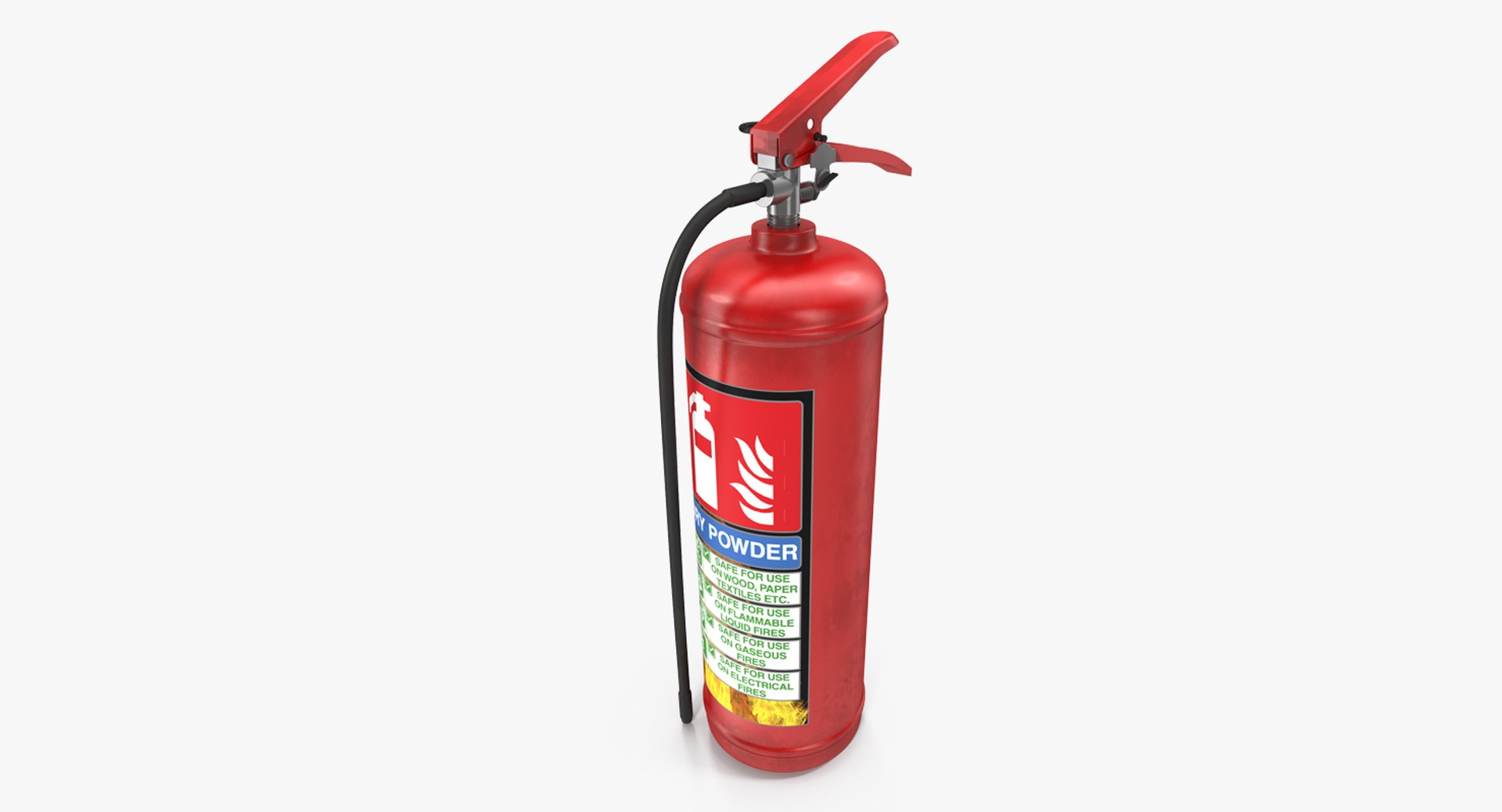 Red Fire Extinguisher 3D Model 3D model preview