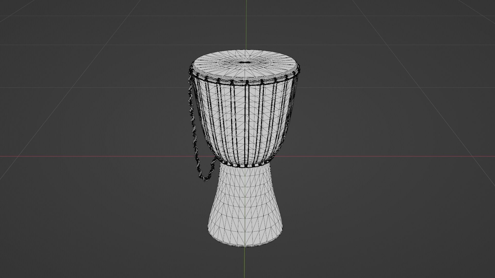 3D Traditional African Drum Model - TurboSquid 2146746