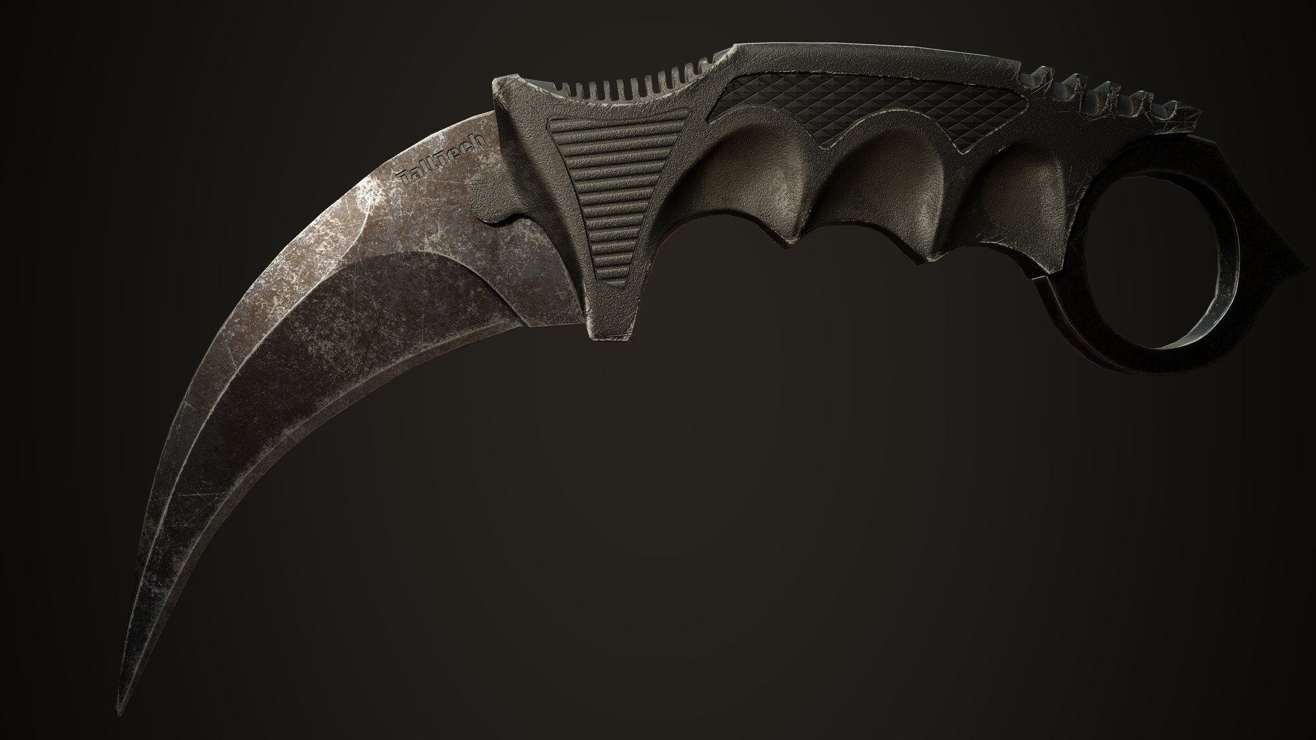 Self defence knife 3D model - TurboSquid 1190260