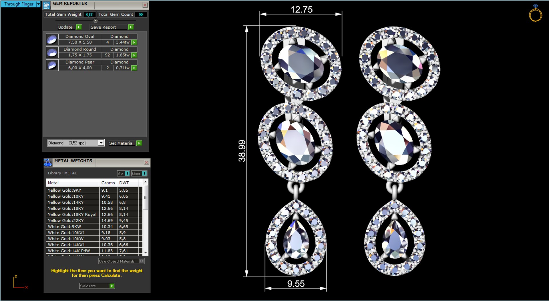 Maya Modeled Ring Erring