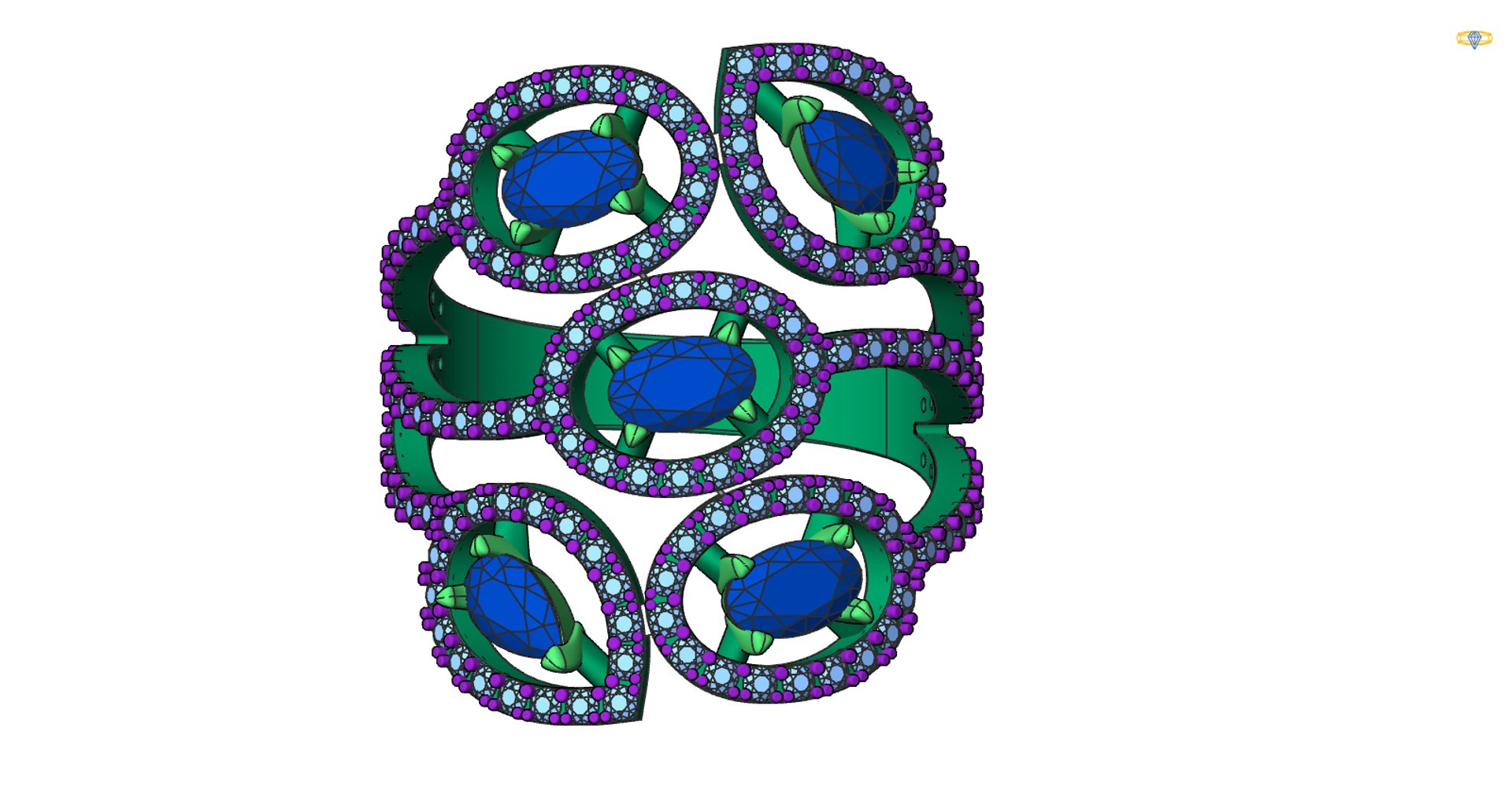 Maya Modeled Ring Erring