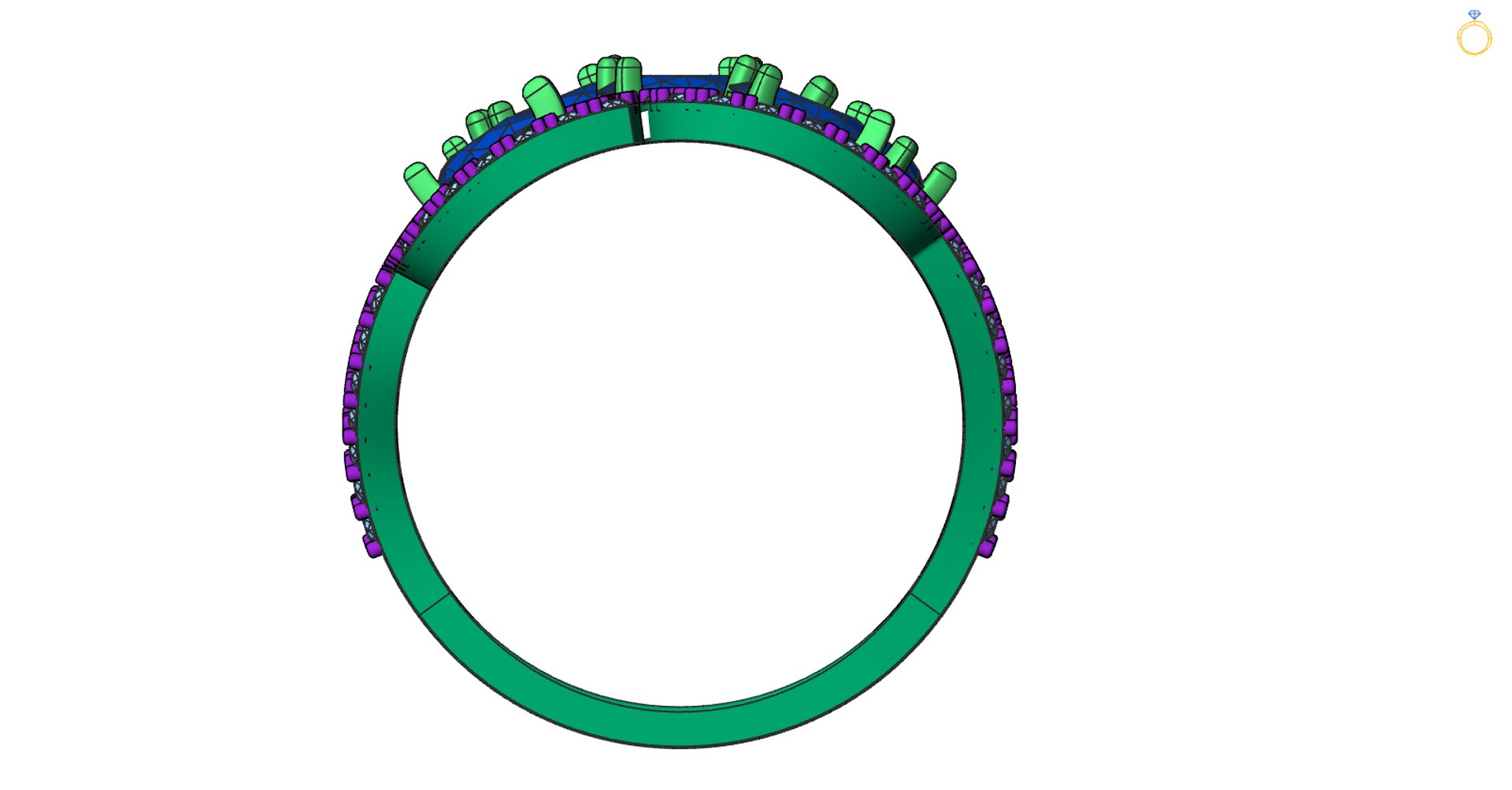 Maya Modeled Ring Erring