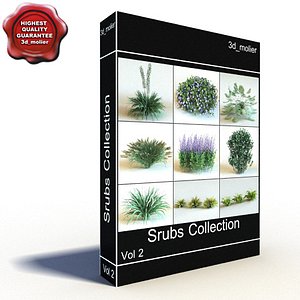 shrubs vol2 3d max
