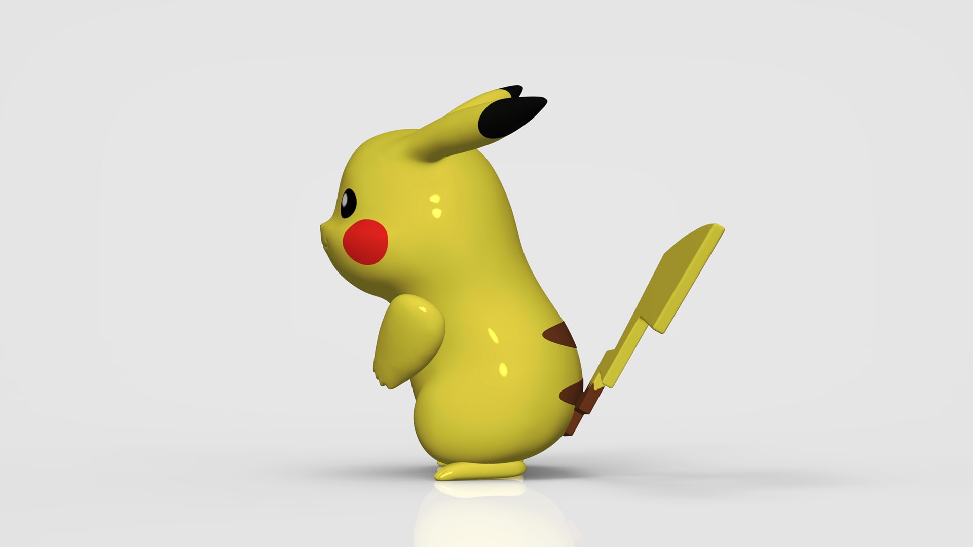 Personagem de desenho animado Pikachu Modelo 3D - TurboSquid 2076940