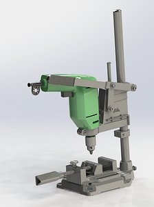3D manual electric drilling platform