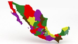 Mexico 3D Map 3D