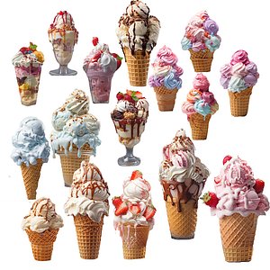 ICE-CREAM  Mega Pack 16 model