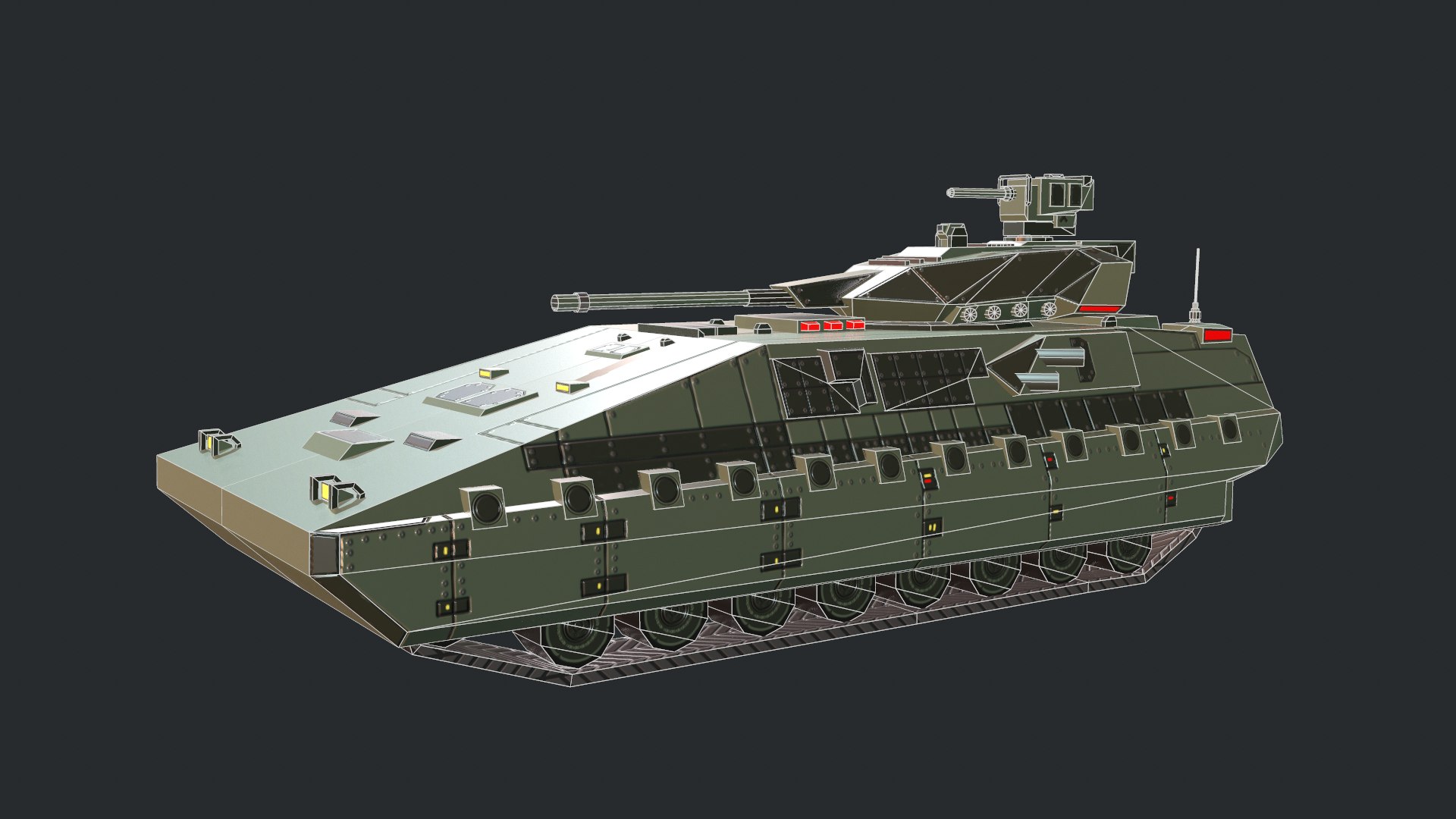 Armored Tank IFV 3D model - TurboSquid 1774521