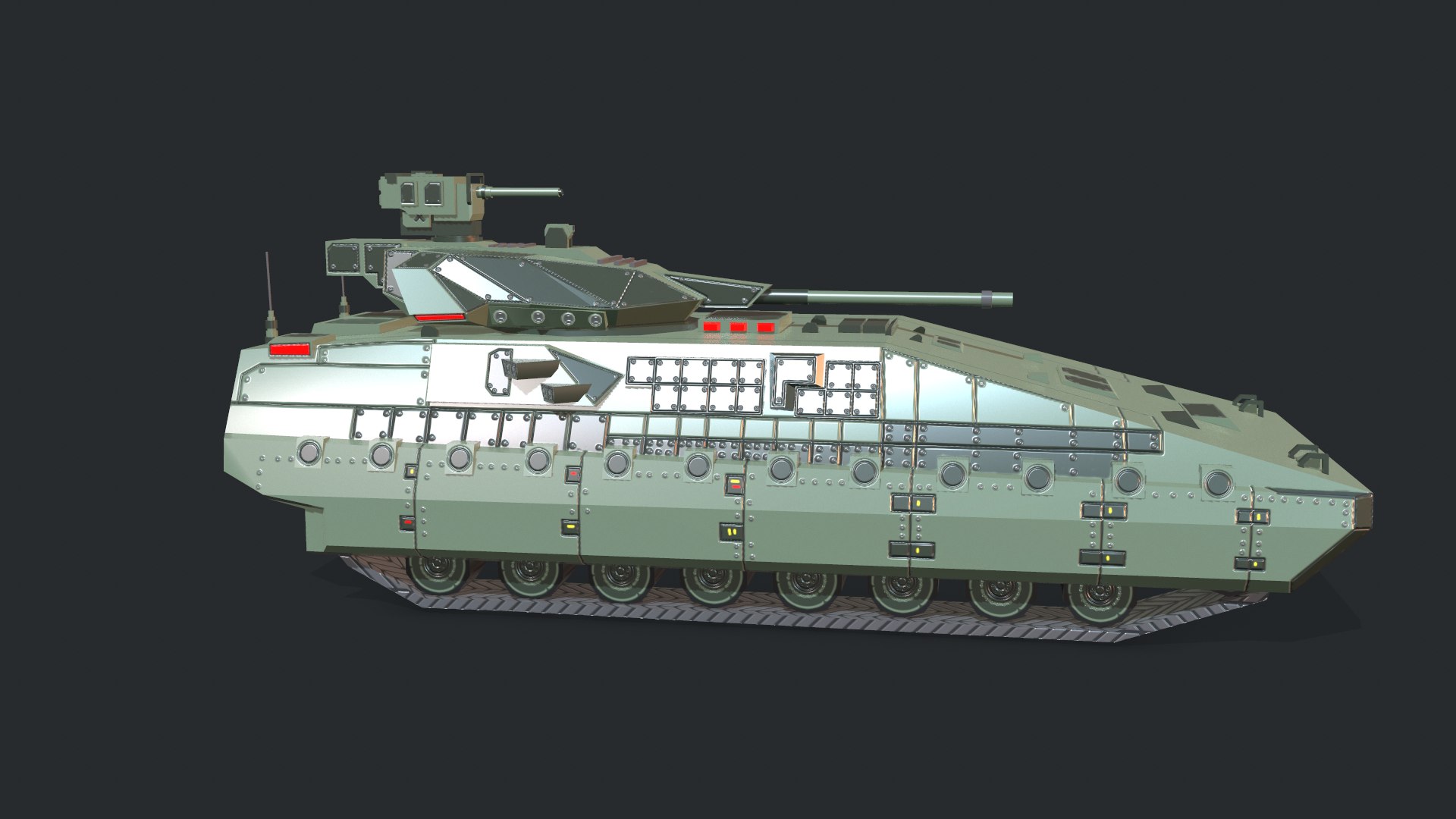 Armored Tank IFV 3D model - TurboSquid 1774521
