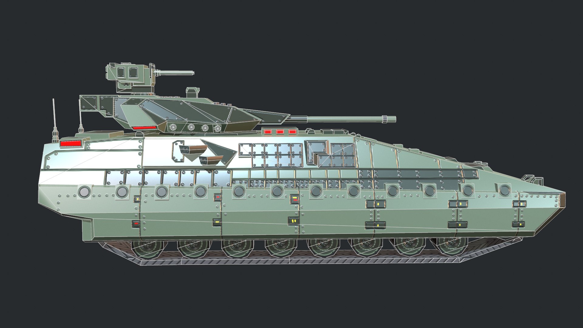 Armored Tank IFV 3D model - TurboSquid 1774521