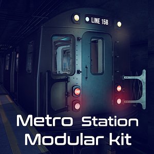 Metro station modular kit
