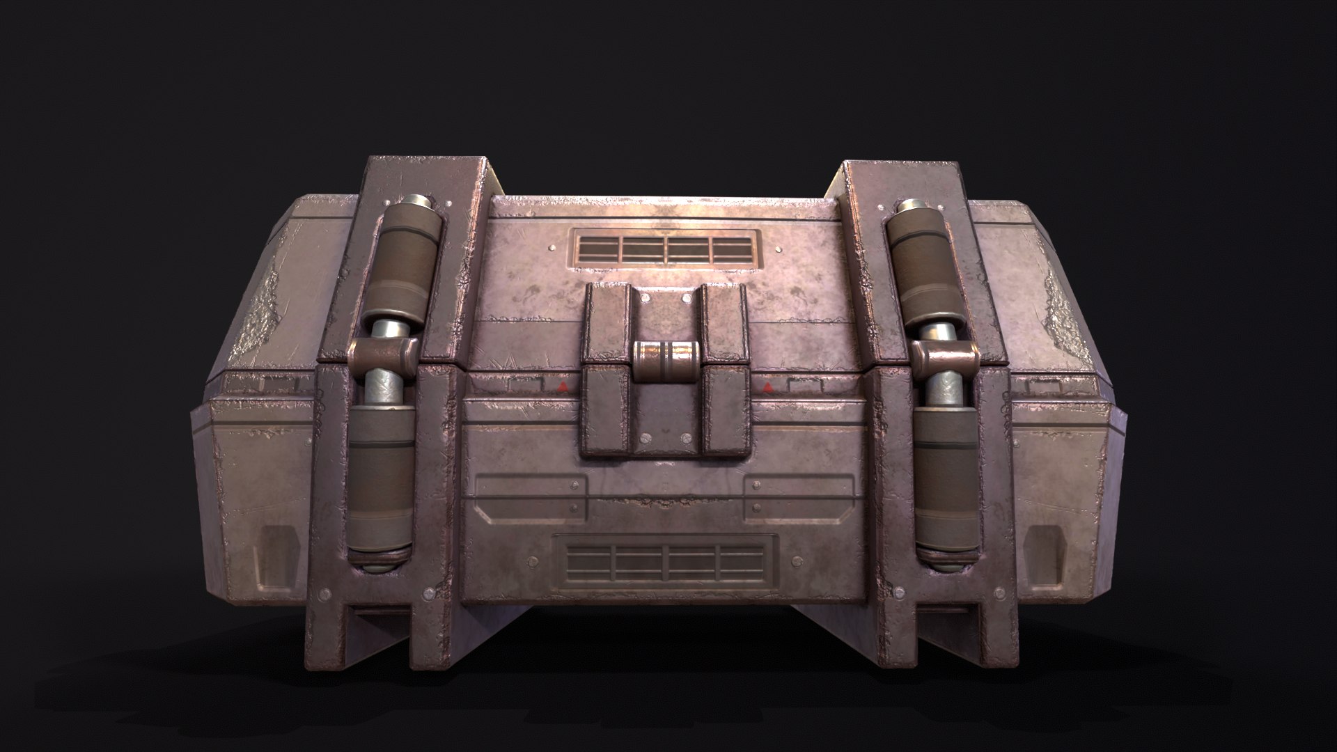 3D Sci-Fi Crate - TurboSquid 2207248