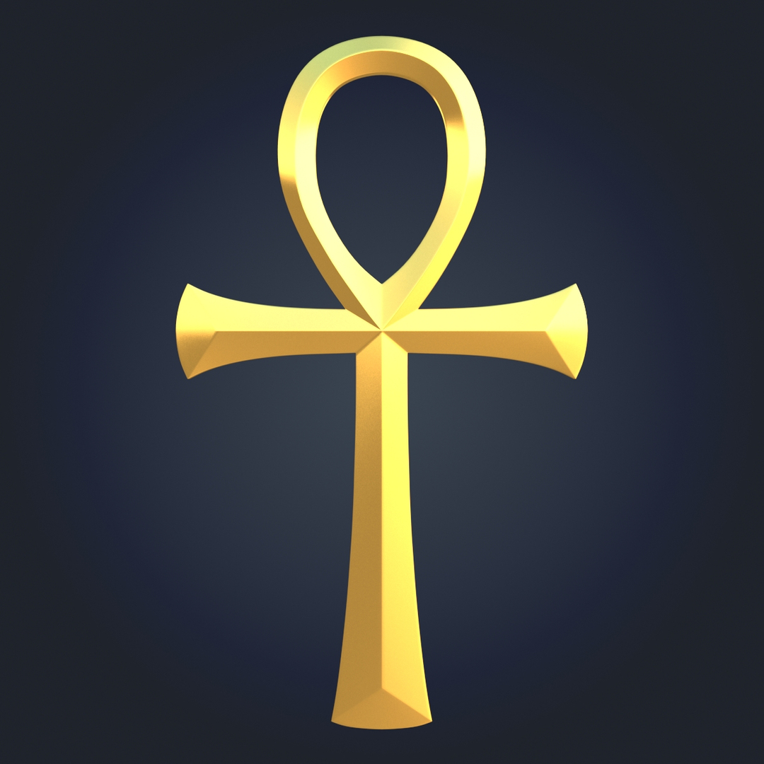 3d Model Ankh Symbol